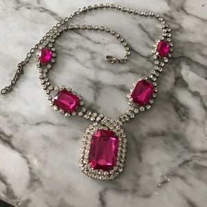 Crystal rhinestone necklace